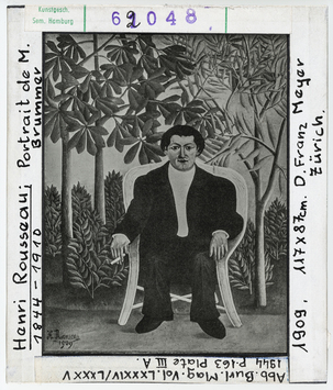 Vorschaubild Henri Rousseau: Porträt von M. Brummer. Zürich, D. Franz Meyer 